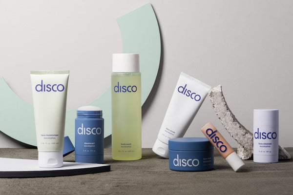 disco skin care and body care products for men